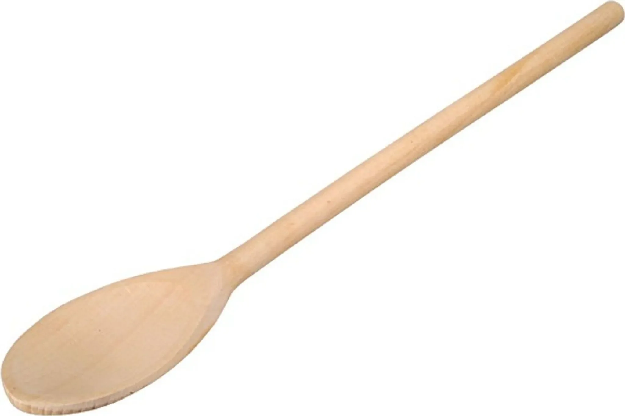 Kochlöffel oval aus Buchenholz – 80 cm