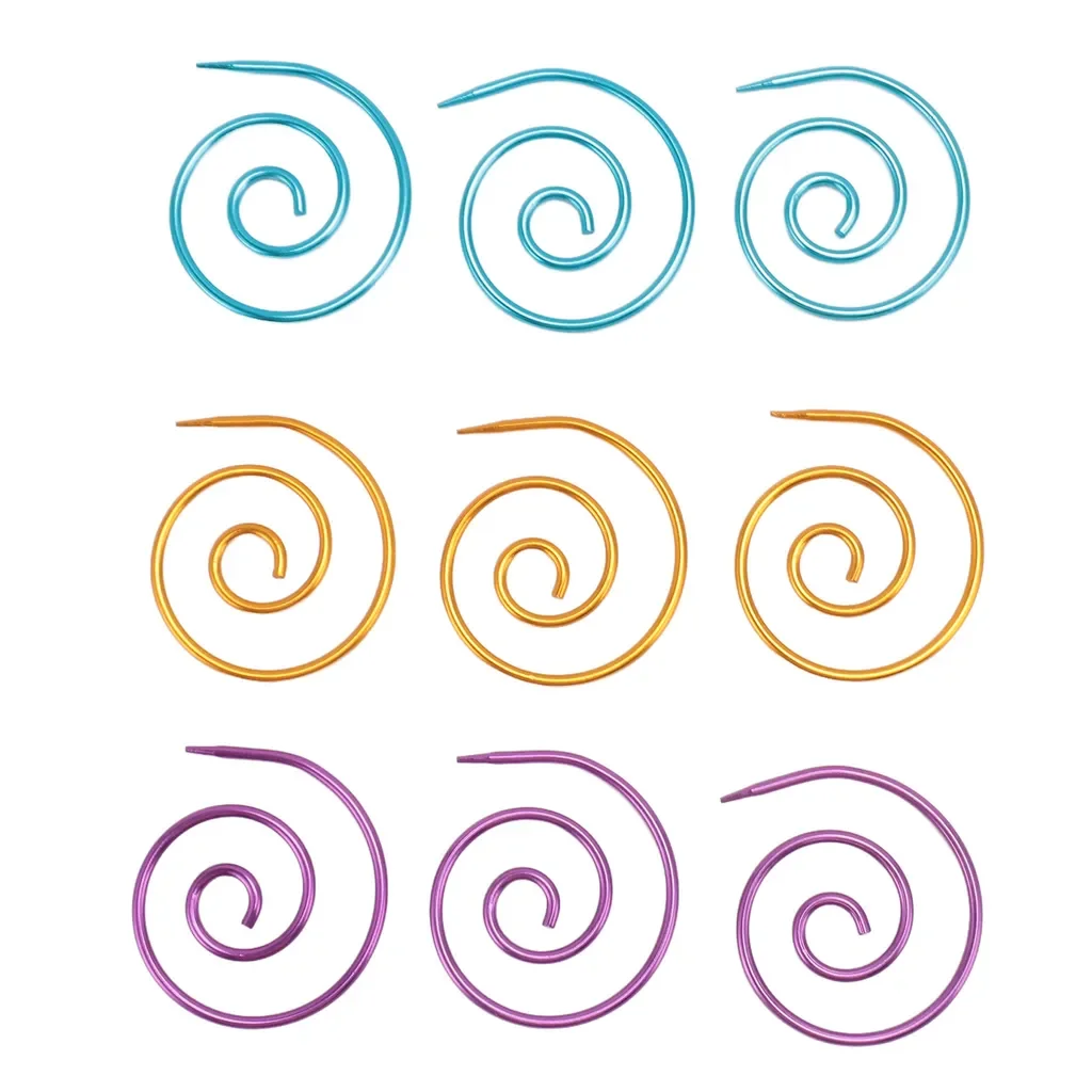 Cocosity Spiralkabel Stricknadel aus Metall Kabelnadel Werkzeug