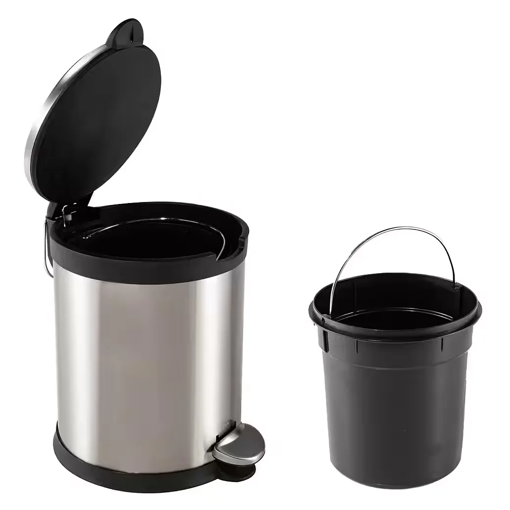 HTI-Living Kosmetikeimer Treteimer Jannik Edelstahl 3 Liter